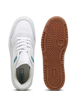 Zapatillas puma doublecourt prm blanco beige de hombre.