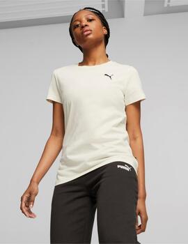 camiseta puma better essential beige de mujer.