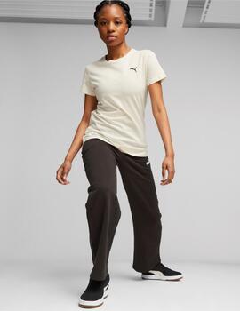 camiseta puma better essential beige de mujer.