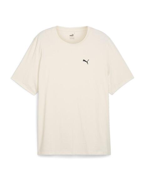 Camiseta Puma Logo Hombre Blanco