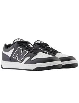 Zapatillas new balance bb480lba blanco negro unisex.