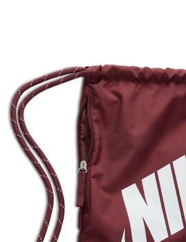 Bolsa gymsack nike burdeos unisex.