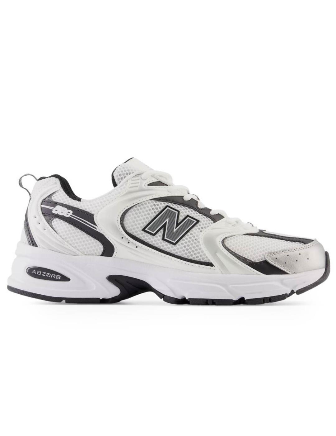 Zaparillas new balance mr530lb blanco negro unisex.