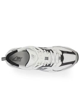 Zaparillas new balance mr530lb blanco negro unisex.