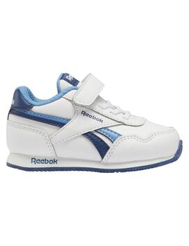 Zapatillas reebok classic jogger 3.0 1v blanco azul de bebé.