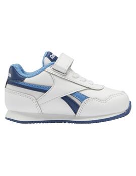 Zapatillas reebok classic jogger 3.0 1v blanco azul de bebé.