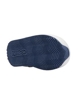 Zapatillas reebok classic jogger 3.0 1v blanco azul de bebé.