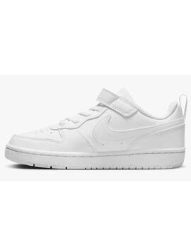 Zapatillas nike court borough low recraft ps blanco de niño.