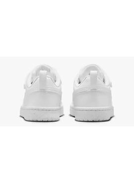 Zapatillas nike court borough low recraft ps blanco de niño.