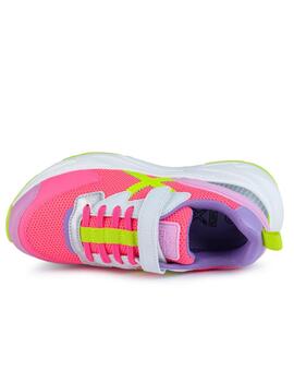 Zapatillas munich mini track vco 87 rosa de niña.