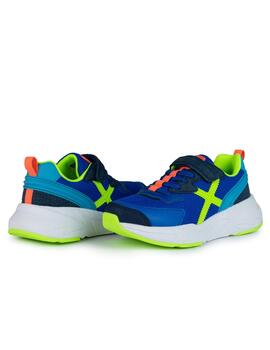 Zapatillas munich mini track vco 83 azul de niño.