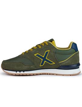 Zapatillas munich dash premium 220 verde de hombre.