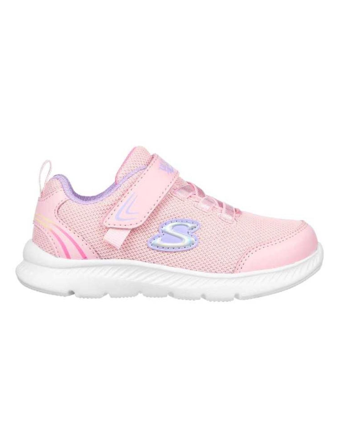 Zapatillas skechers comfy flex 2.0 happy stride rosa de bebé
