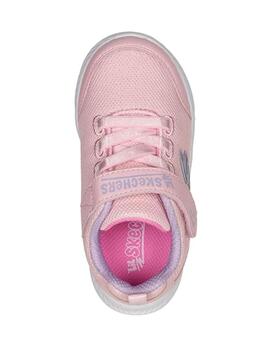 Zapatillas skechers comfy flex 2.0 happy stride rosa de bebé