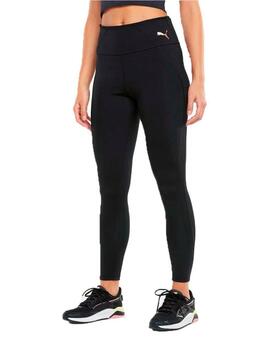 Mallas puma Evostripe High Waist 7/8 Tights negro de mujer.