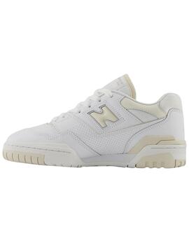 Zapatillas new balance bbw550bk blanco beige de mujer.