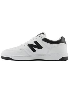 Zapatillas new balance bb480lbk blanco negro unisex.