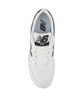 Zapatillas new balance bb480lbk blanco negro unisex.