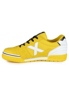 Zapatillas munich gresca kid 316 amarillo de niño.