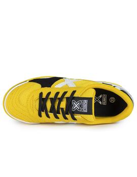 Zapatillas munich gresca kid 316 amarillo de niño.