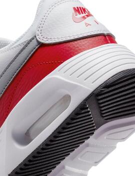 Zapatillas nike air max sc blanco rojo de hombre.