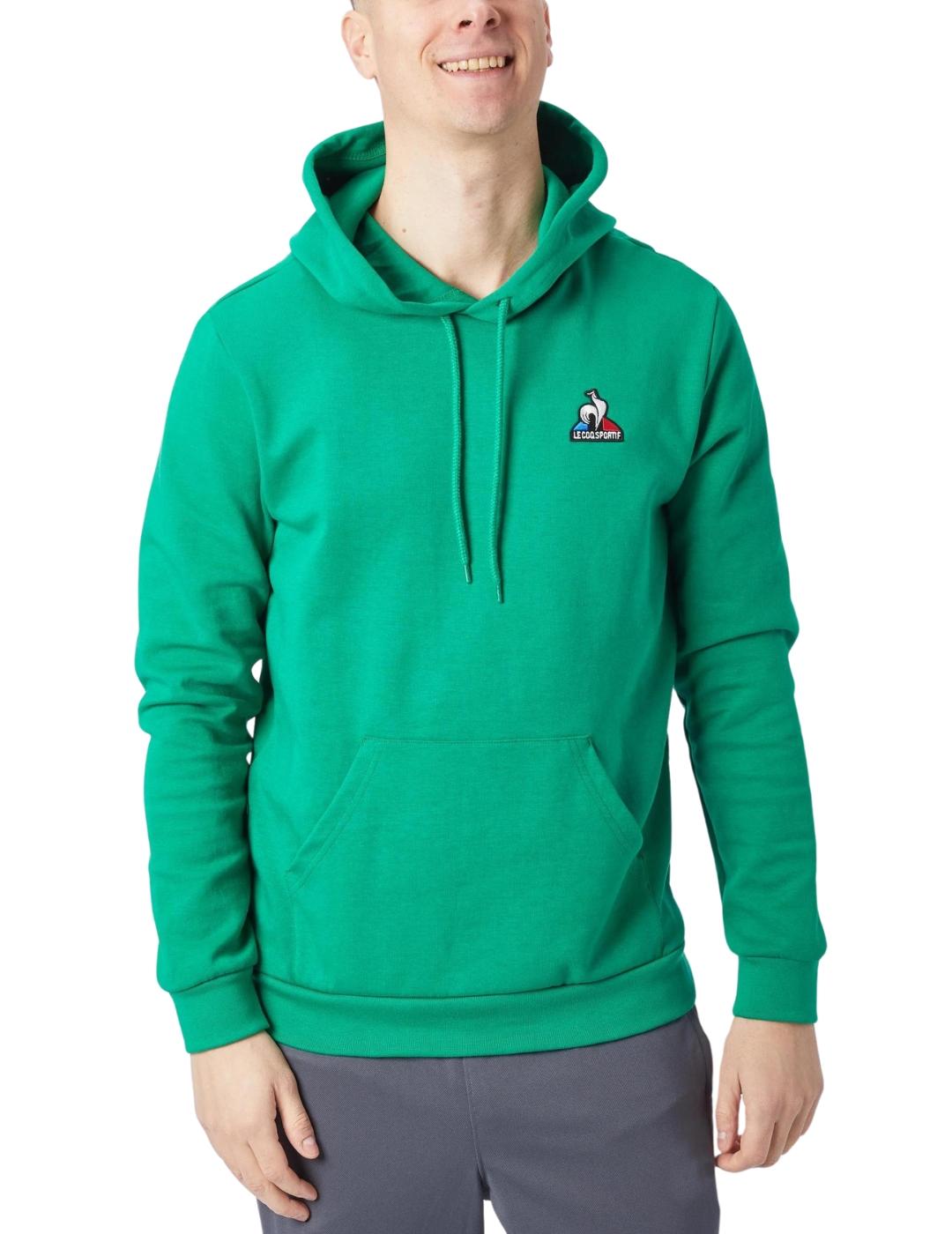 Sudadera le coq sportif essential nº2 verde de hombre.