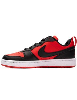 Zapatillas nike court borough low recraft gs rojo de niño.