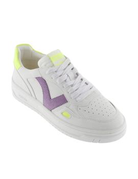 Zapatillas victoria seul blanco violeta de mujer.