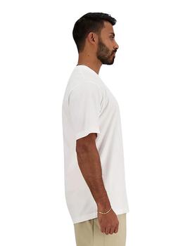 Camiseta New Balance essential cotton blanco de hombre.