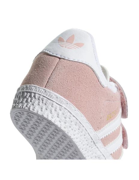 Arqueológico Amperio Alerta Zapatilla de niña Adidas Gazelle CF I Rosa