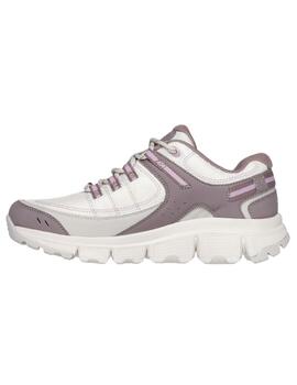 Zapatillas skechers summitsAT beige malva de mujer.