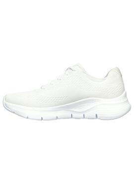 Zapatillas skechers arch fit bigg appeal blanco de mujer.