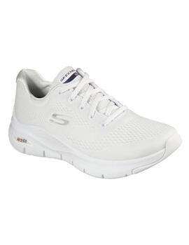 Zapatillas skechers arch fit bigg appeal blanco de mujer.