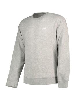 Sudadera New Balance essential french terry gris de hombre.