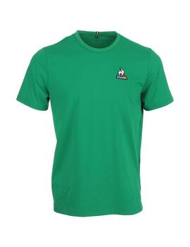 Camiseta le coq sportif essential ss nº4 verde de hombre.