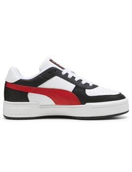 Zapatillas puma ca pro classic blanco negro rojo de hombre.