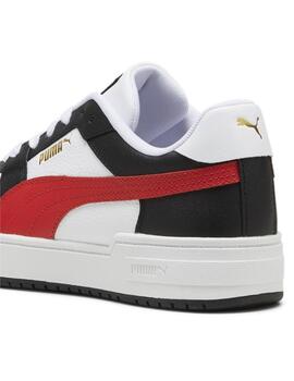 Zapatillas puma ca pro classic blanco negro rojo de hombre.