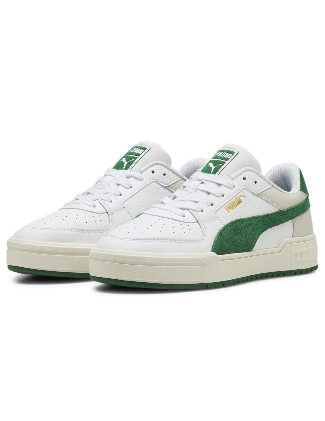 Zapatillas puma ca pro suede fs blanco verde de hombre.