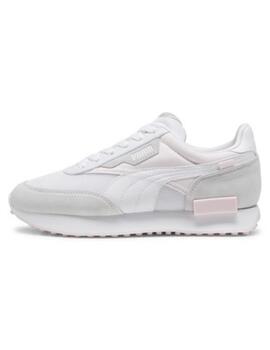 Zapatillas puma future rider queen of gris rosa de mujer.