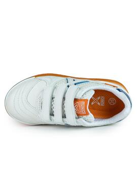 Zapatillas munich g-3 kid vco indoor 399 blanco de niño.