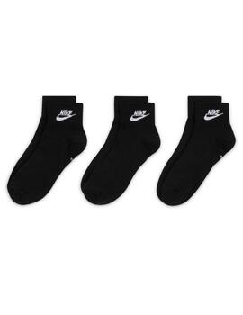 calcetines nike everyday ess ankle negro unisex.