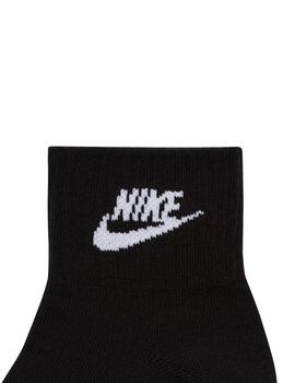 calcetines nike everyday ess ankle negro unisex.