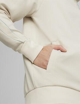 chaqueta puma T7 track jacket beige de hombre.