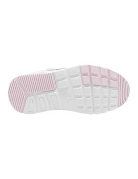 Zapatillas nike air max sc blanco rosa de niña.