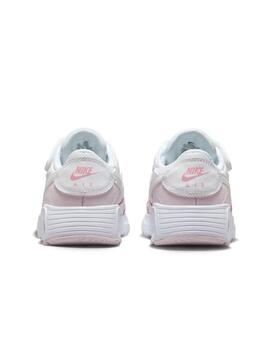 Zapatillas nike air max sc blanco rosa de niña.