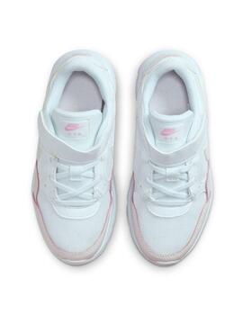 Zapatillas nike air max sc blanco rosa de niña.