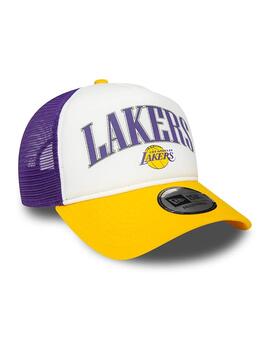 gorra new era nba trucker retro lakers de hombre.