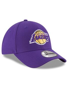 gorra oficial new era lakers violeta de hombre.