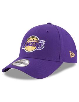 gorra oficial new era lakers violeta de hombre.