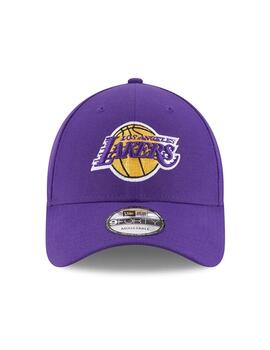 gorra oficial new era lakers violeta de hombre.